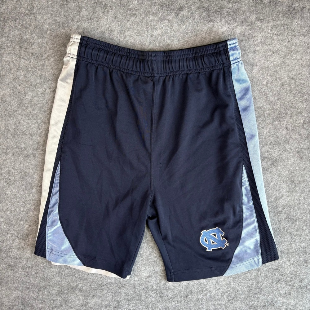 UNC Tar Heels Youth Shorts‎ Navy Blue Genuine Stuff Athletic Basketball Size L